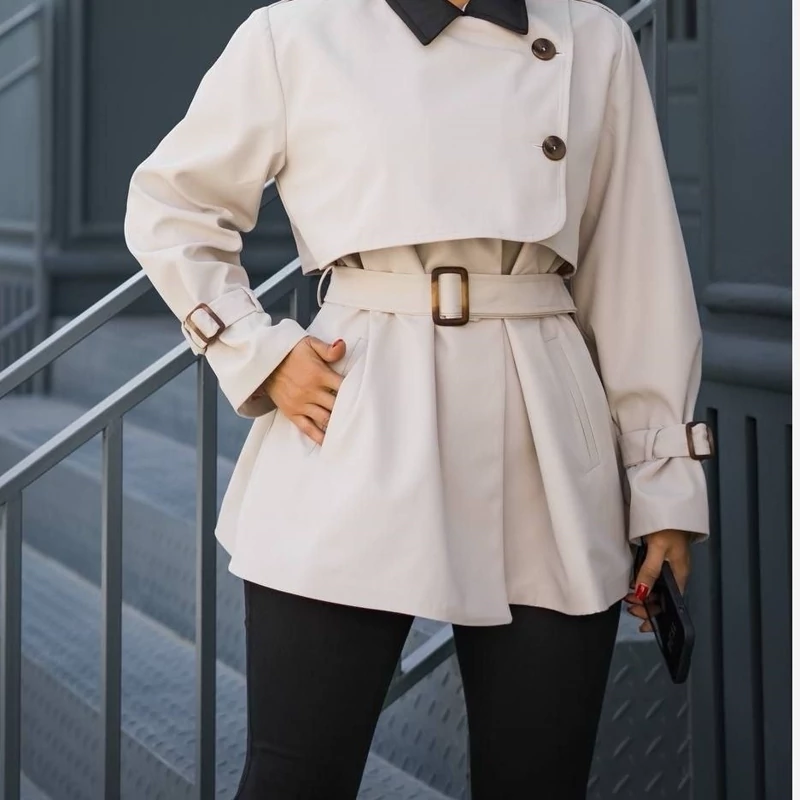 مانتو بارونی هانی سایز 38 تا 46