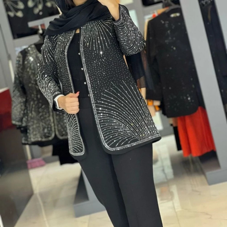 ست کت وشلوار مجلسی زنانه آذین سایز 38تا50