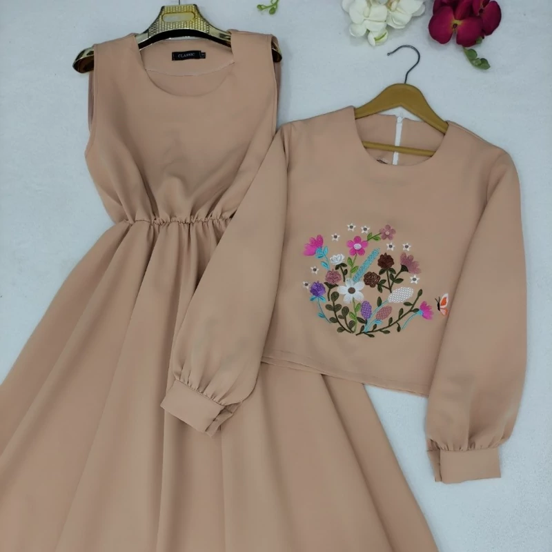 کت وسارافون حلما گلدوزی سایز 38تا50