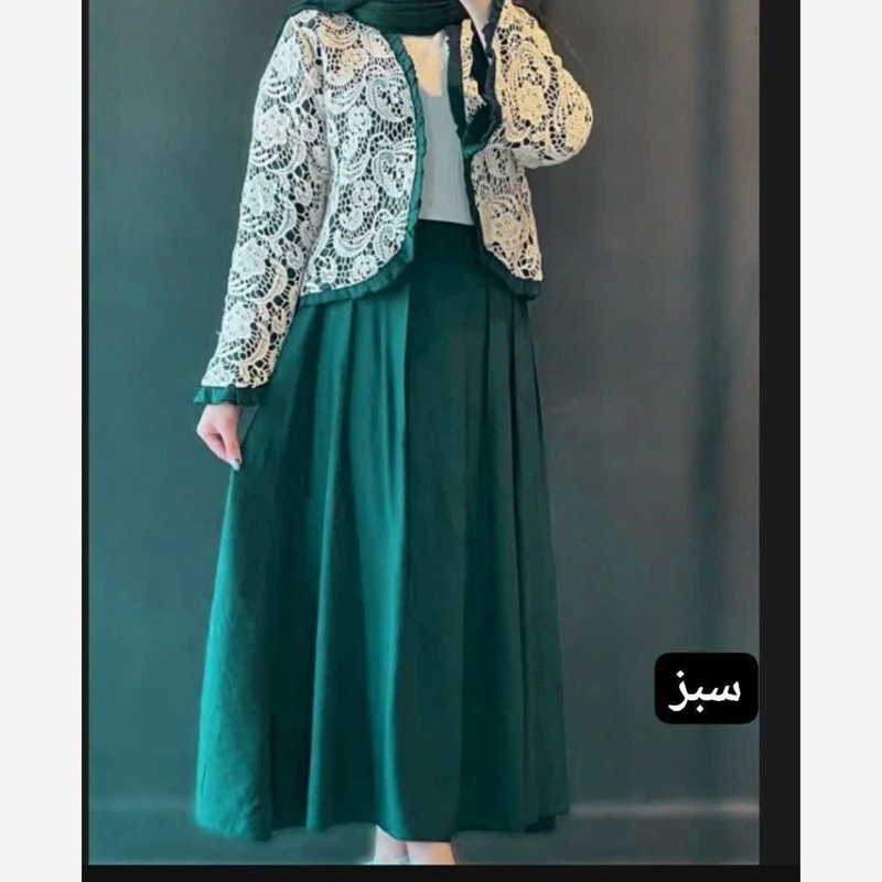 کت ودامن مزونی ترمه سایز 38تا46