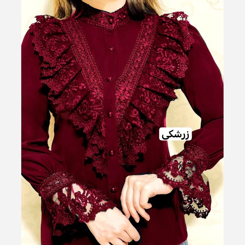 شومیز مزونی نارسیس سایز 40تا52