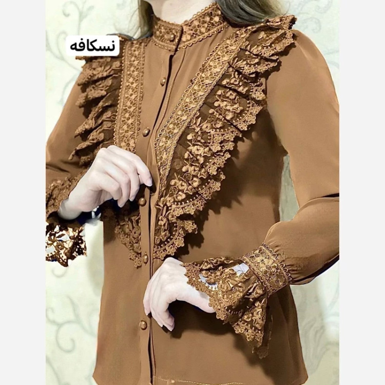شومیز مزونی نارسیس سایز 40تا52