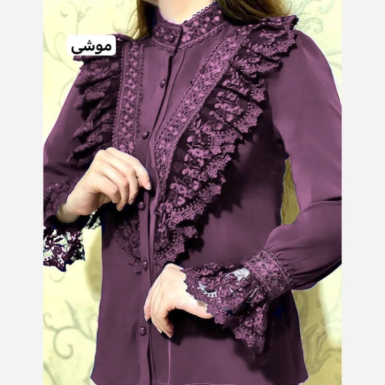 شومیز مزونی نارسیس سایز 40تا52