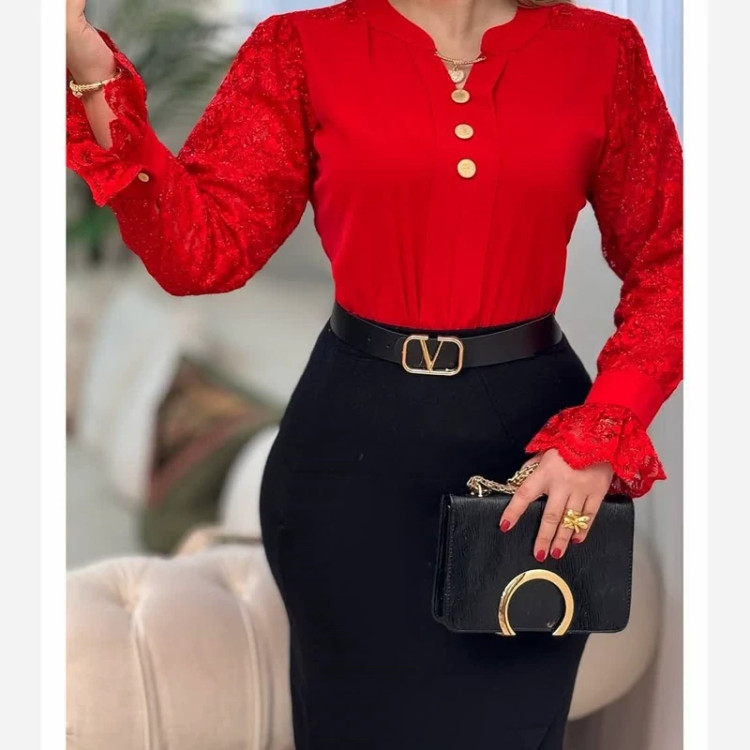 شومیز مزون دوز حنا سایز 40تا52