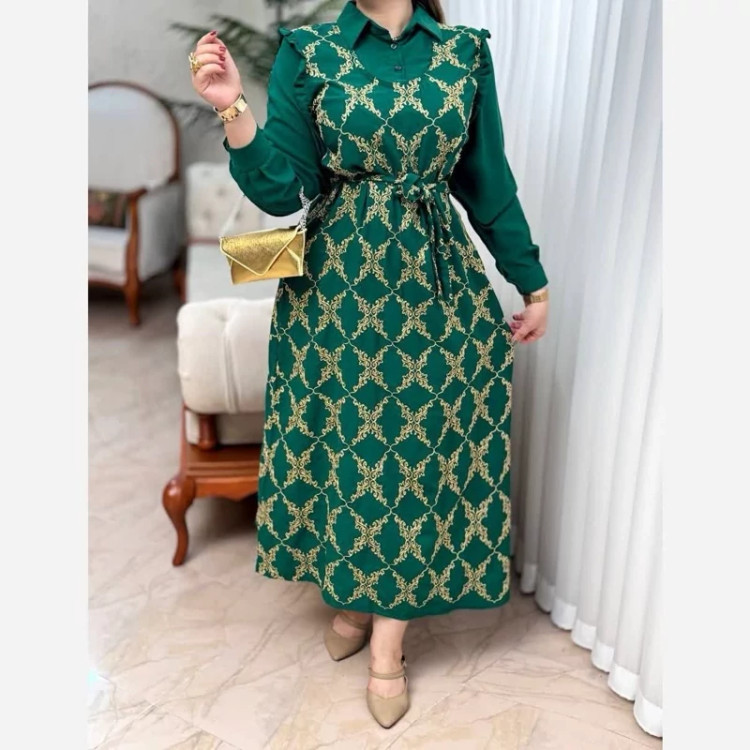 پیراهن طلاکوب پروانه سایز 38تا48