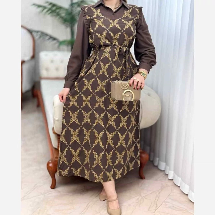 پیراهن طلاکوب پروانه سایز 38تا48