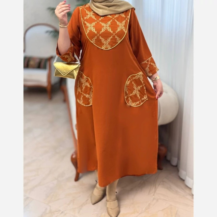 پیراهن طلاکوب ستیا سایز 38 تا 48