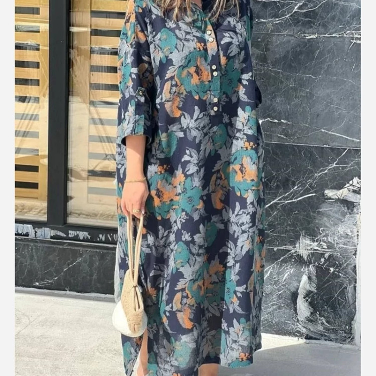 کفتان نیایش کرپ کج راه سایز 38 تا 48