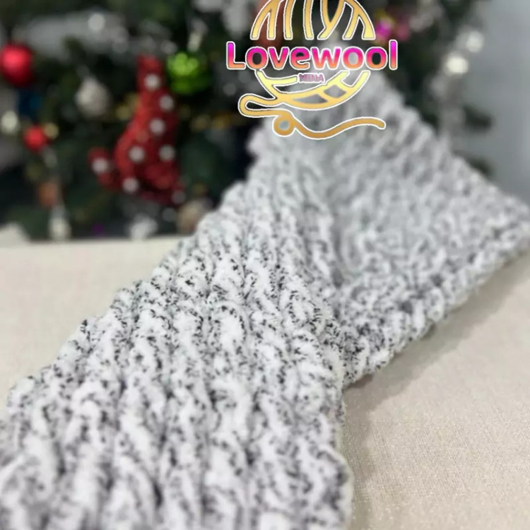شالگردن مخمل آلیز پافی دستبافت ترک وارداتی