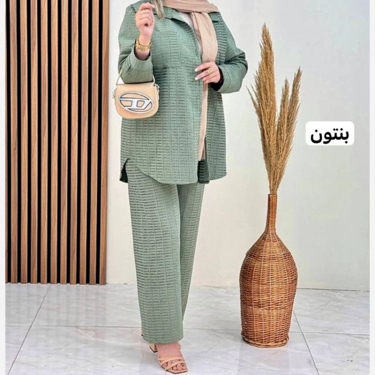ست مانتو وشلوار خنک سایز 42 تا 52