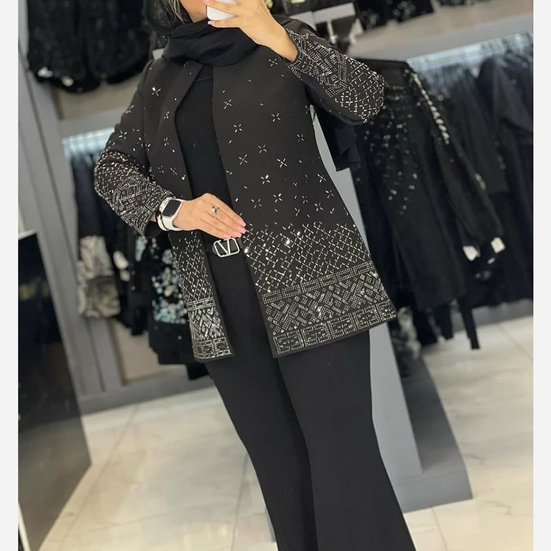کت مجلسی پر نگین ماهرو سایز 44تا50
