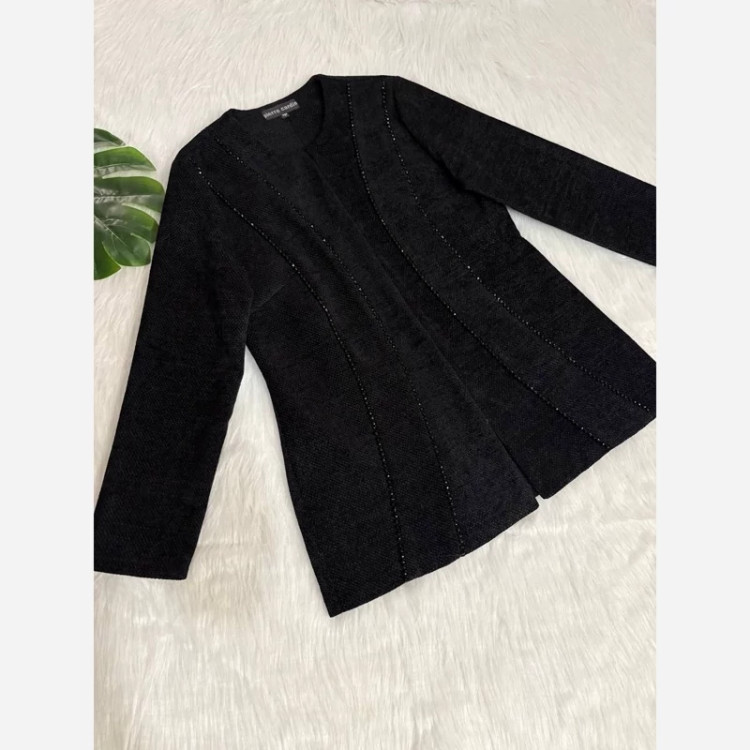 کت مزونی مخمل کریستال دوزی سایز 40 تا 50