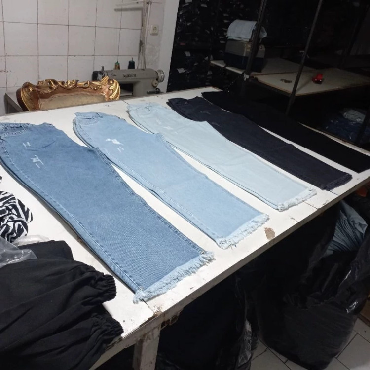 بگ جین اصلی ریشدار سایز 38تا46