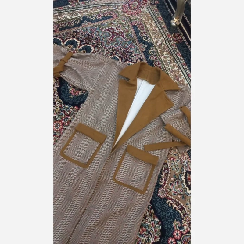 پالتو توئیت ضخیم سایز 38 تا 52