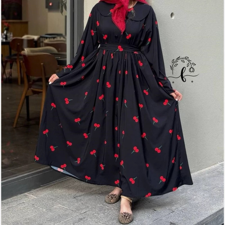 پیراهن چیندار گیلاس سایز 38 تا 50