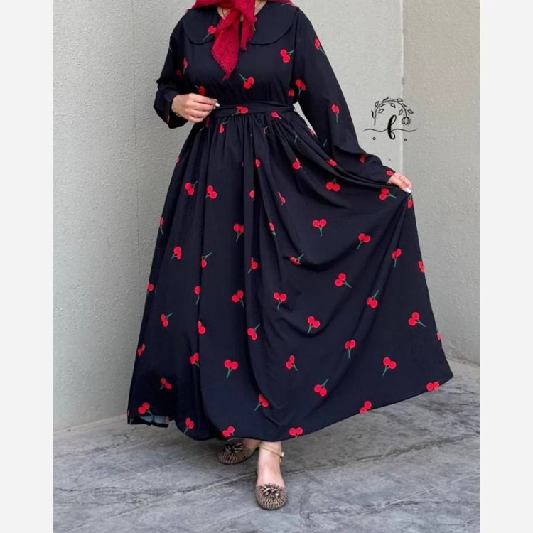 پیراهن چیندار گیلاس سایز 38 تا 50