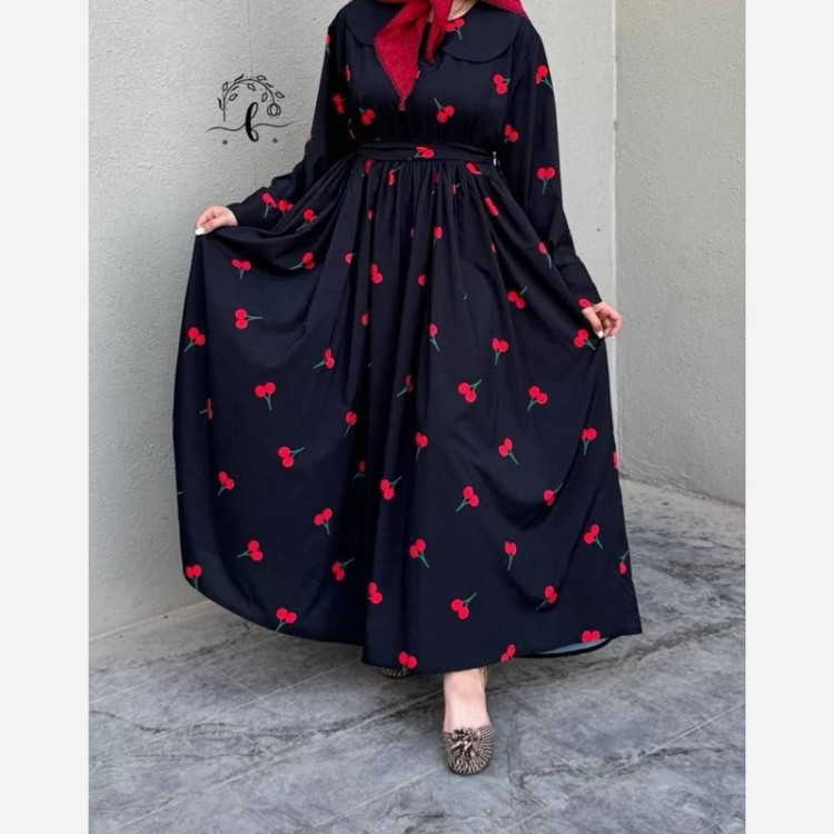 پیراهن چیندار گیلاس سایز 38 تا 50