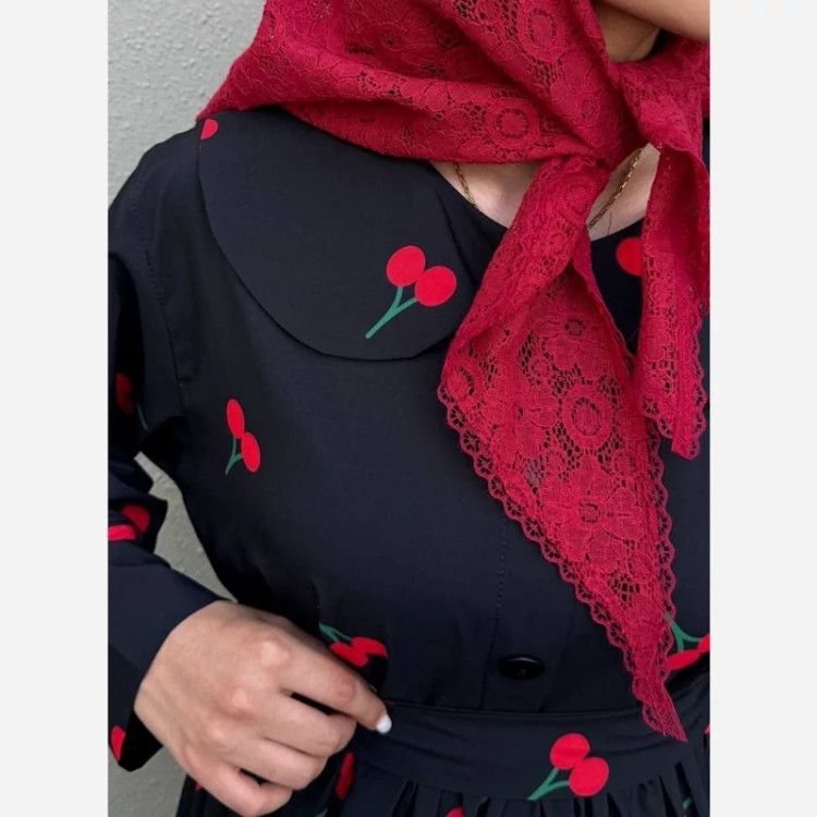 پیراهن چیندار گیلاس سایز 38 تا 50