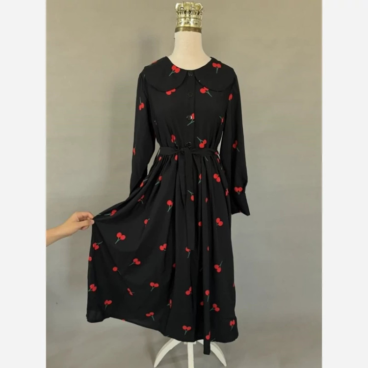پیراهن چیندار گیلاس سایز 38 تا 50