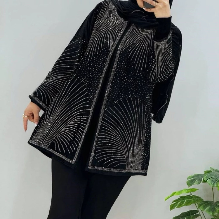 کت مخمل مزونی آذین سایز 40تا46