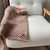 پتو نوزادی مخمل آلیز پافی ابعاد 90در90