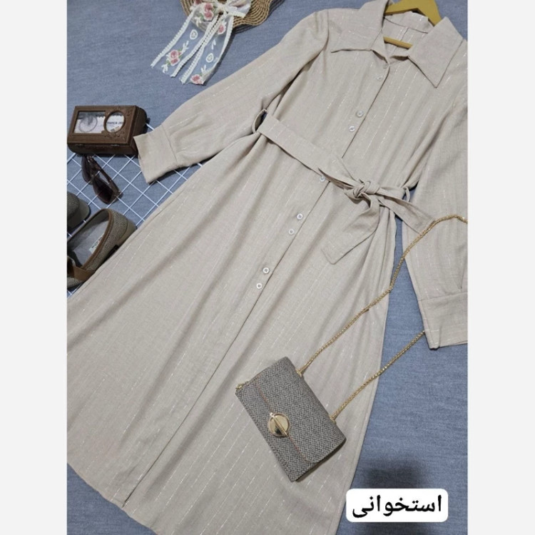مانتو مزونی بلند ناز سایز 38 تا 46