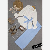 ست مانتو وشلوار پرنسس سایز 38 تا 48