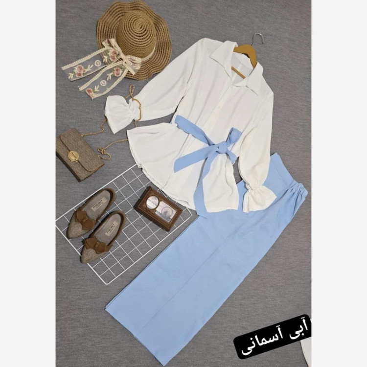 ست مانتو وشلوار پرنسس سایز 38 تا 48