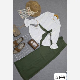 ست مانتو وشلوار پرنسس سایز 38 تا 48