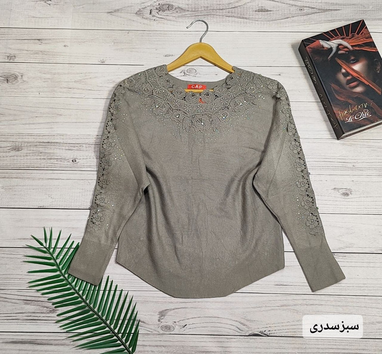 بلوز گپ بافت مدل ترمه وارداتی سایز 38 تا 52