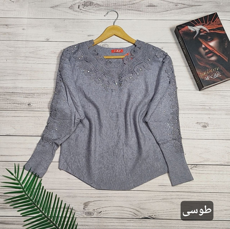 بلوز گپ بافت مدل ترمه وارداتی سایز 38 تا 52