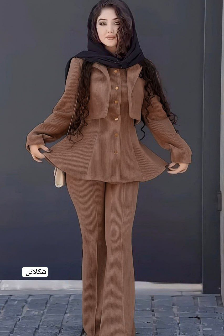 ست سه تیکه تابان کبریتی ریز سایز 38 تا 46