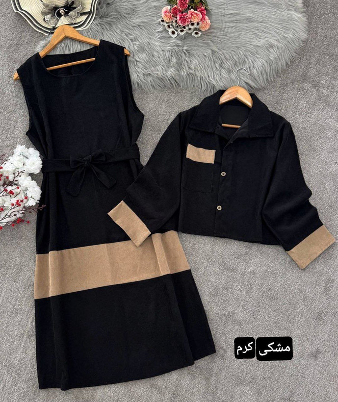 کت وسارافون کژال مخمل کبریتی سایز 38 تا 50