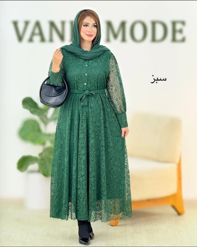 پیراهن گیپور مهلا سایز38 تا 46