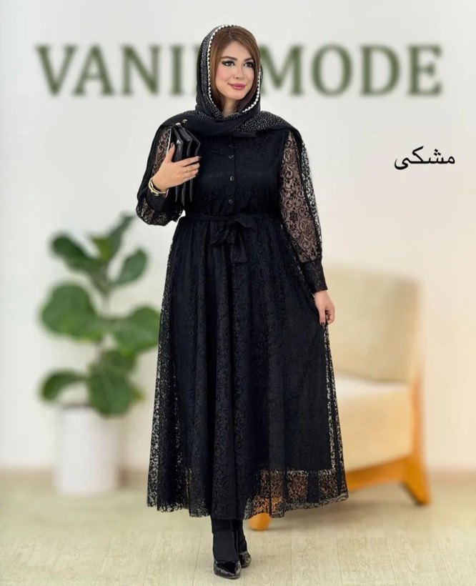 پیراهن گیپور مهلا سایز38 تا 46