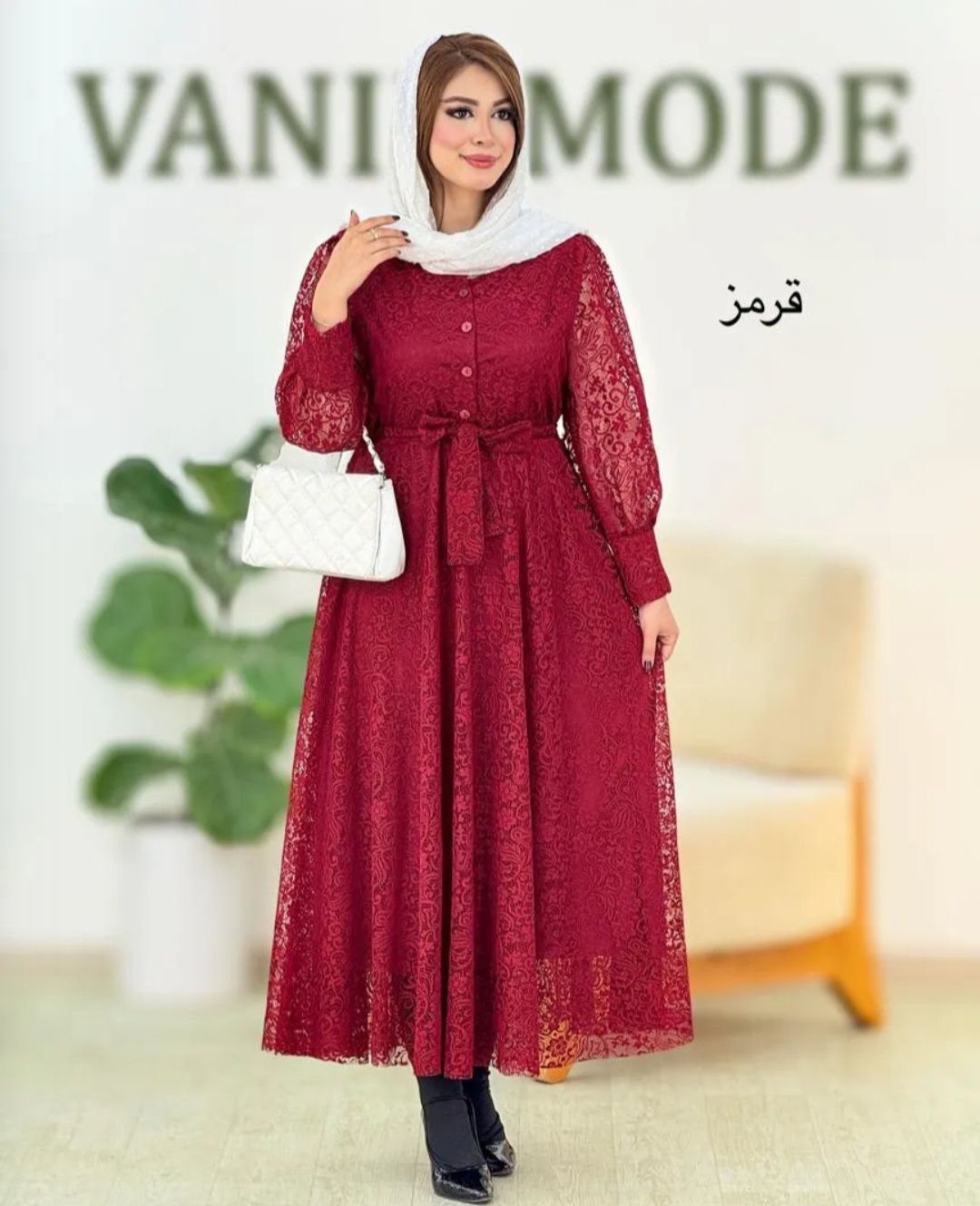 پیراهن گیپور مهلا سایز38 تا 46