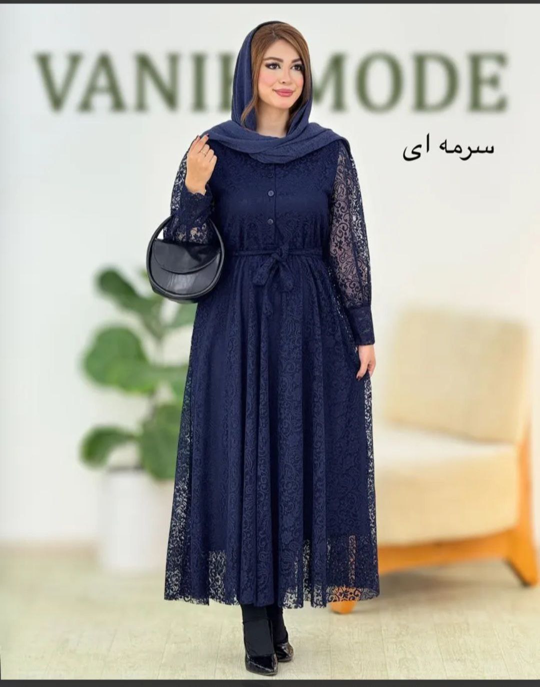پیراهن گیپور مهلا سایز38 تا 46