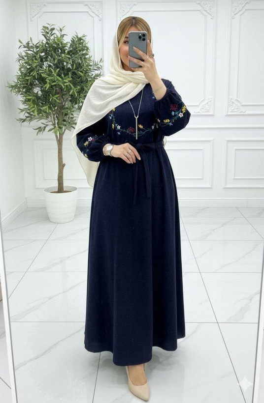 کفتان گلدوزی گلبرگ مخمل کبریتی ریز سایز 40 تا 50