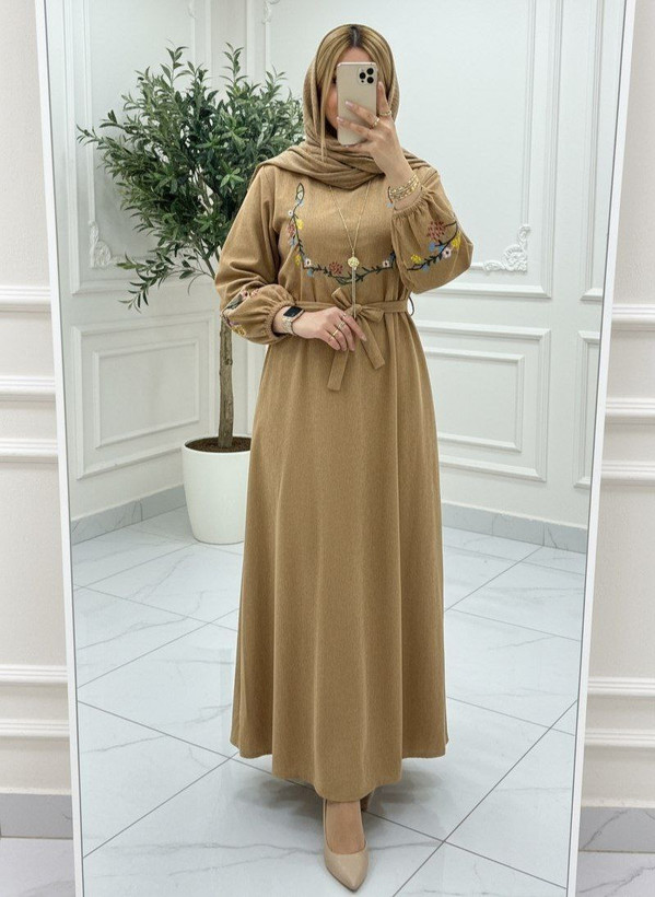 کفتان گلدوزی گلبرگ مخمل کبریتی ریز سایز 40 تا 50