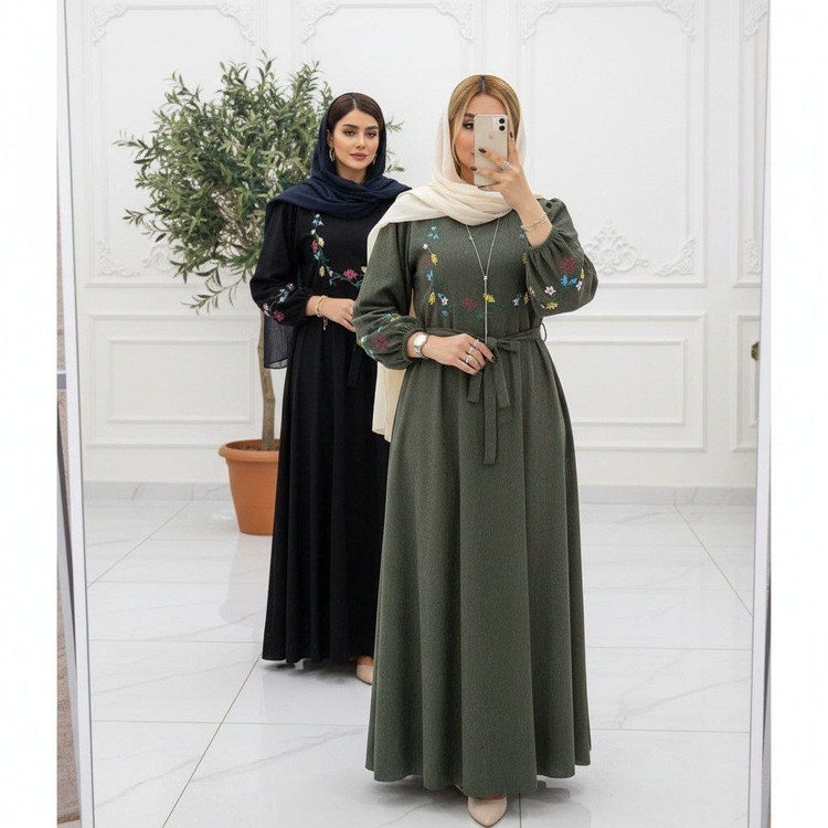 کفتان گلدوزی گلبرگ مخمل کبریتی ریز سایز 40 تا 50