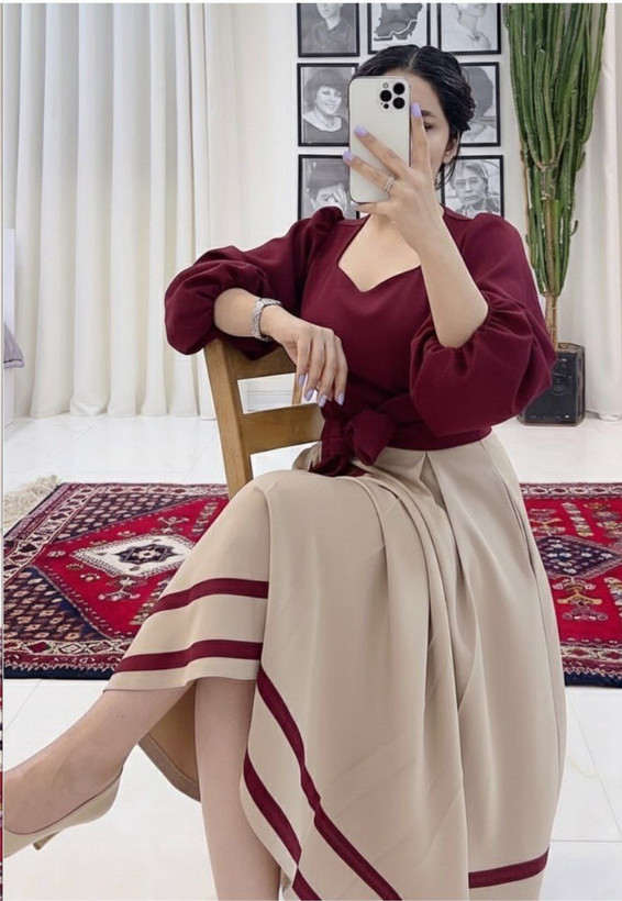 پیراهن یلدایی رویا سایز 38 تا 48