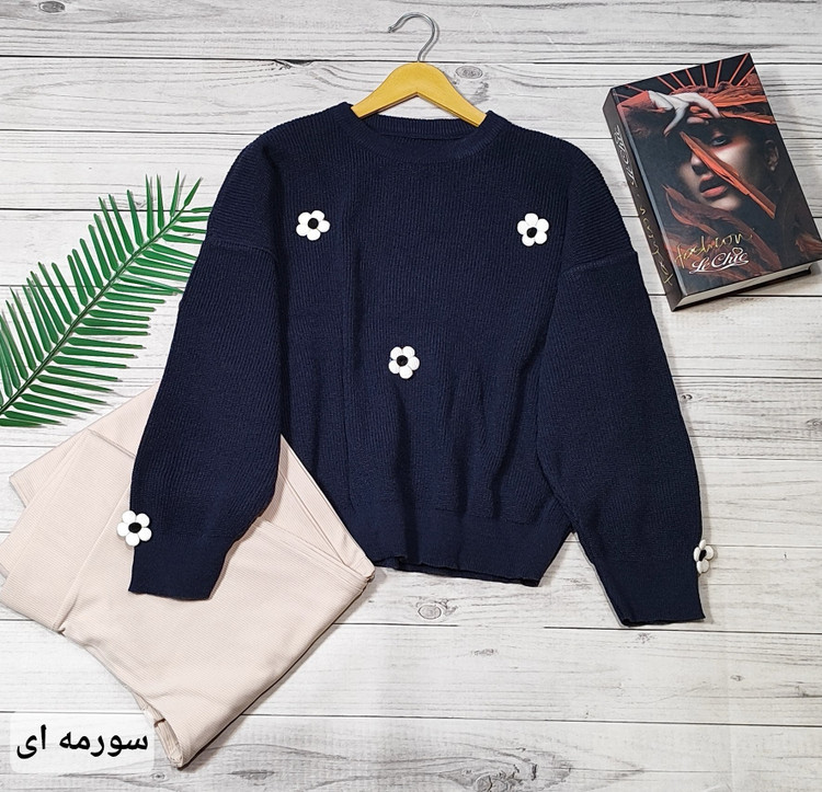 مدل آلاله بلوز بافت گلدار سایز 38 تا 48