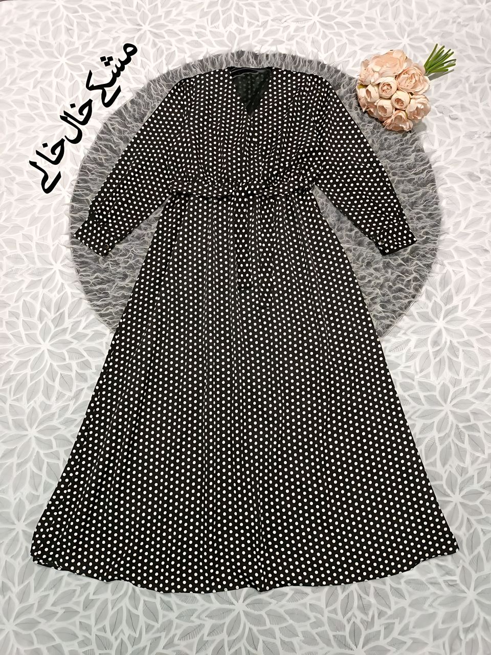 حریر خارجی 🌸پیراهن مجلسی جنس حریر آستردار سایز 40 تا 50