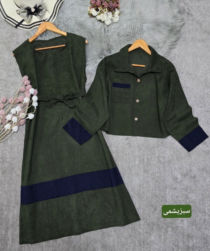 کت وسارافون کژال مخمل کبریتی سایز 38 تا 50