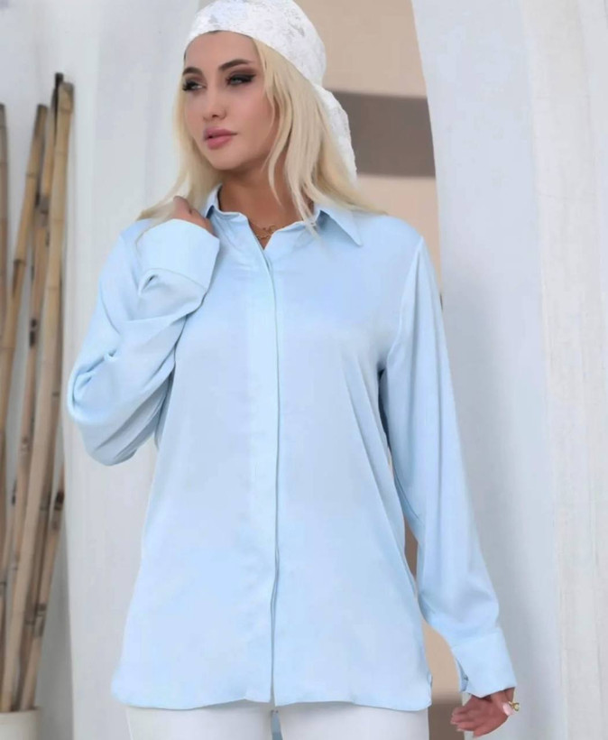 شومیز ساتن جولیا وارداتی سایز ۳۸ تا ۵۲