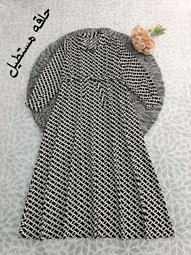پیراهن الیزه جلو دکمه خنک و سبک سایز ۴۰تا۴۸و۵۰ طبق دورسینه