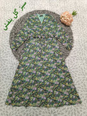 پیراهن کرپ حریر خارجی مهوش سایز ۴۰ تا ۴۸ و ۵۰ طبق دورسینه