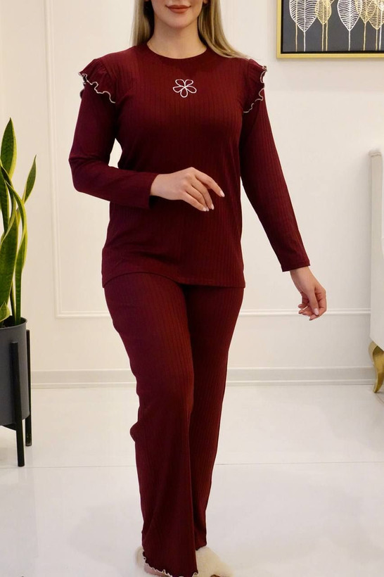 بلوز و شلوار مدل ژور سینه گلدوزی سایز ۳۸ تا ۴۶ و ۴۸ ریز
