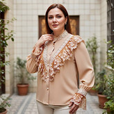 شومیز مزونی نارسیس سایز 40تا52