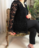 رویه مزونی گل برجسته مخملی سایز ۳۶ تا ۶۲